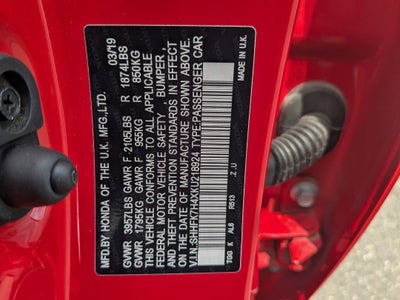 2019 Honda Civic Hatchback Sport