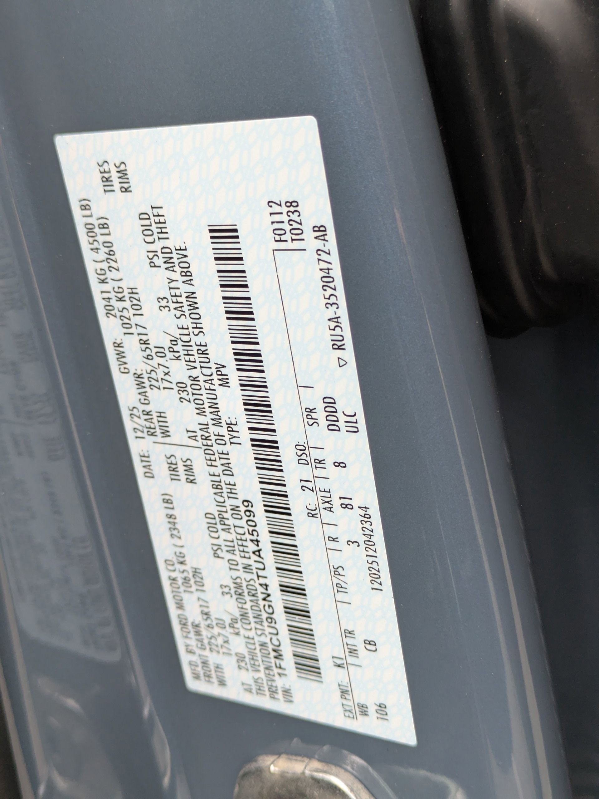 2026 Ford Escape Active