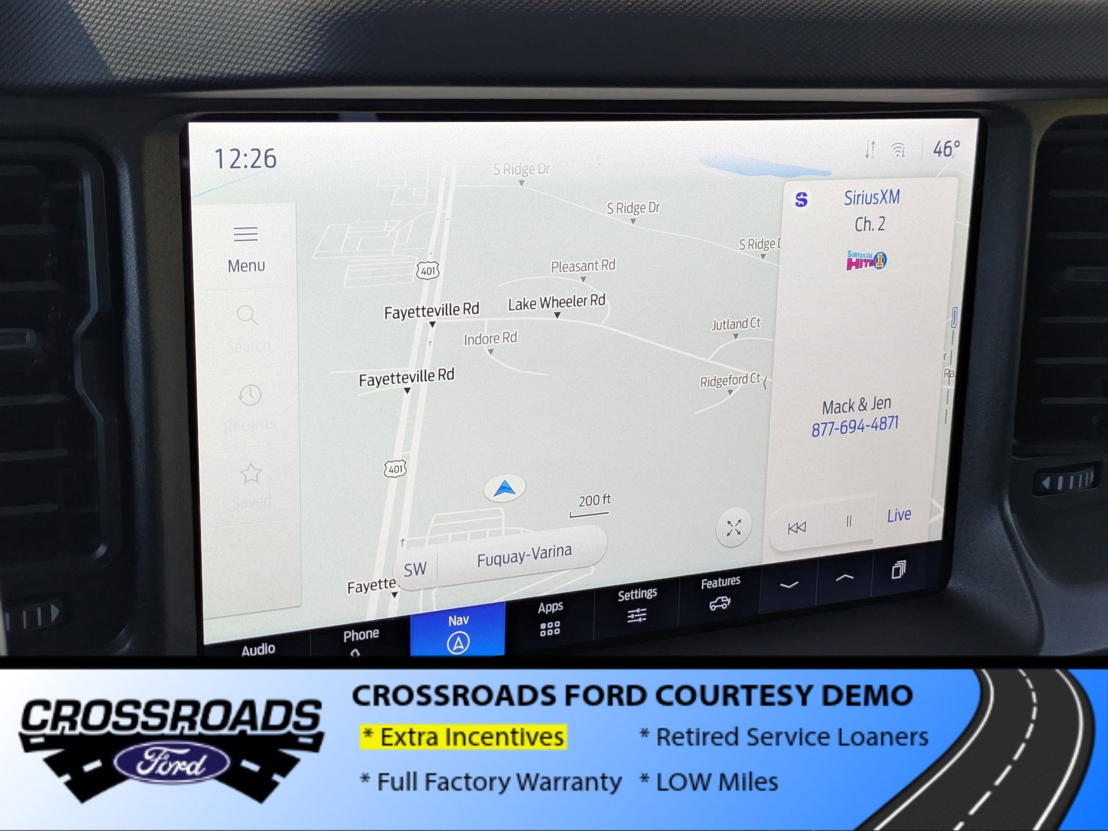 2025 Ford Bronco Big Bend - Crossroads Courtesy Demo