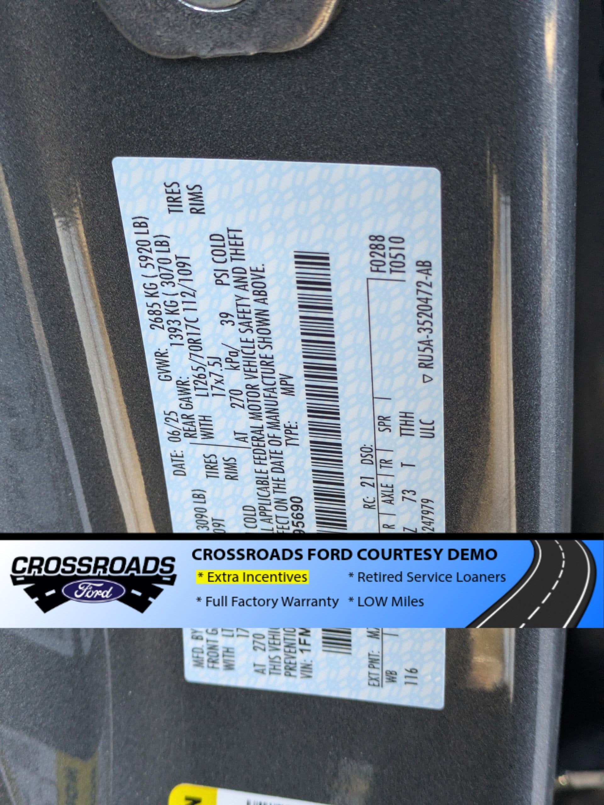 2025 Ford Bronco Big Bend - Crossroads Courtesy Demo