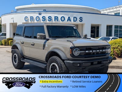2025 Ford Bronco Outer Banks - Crossroads Courtesy Demo