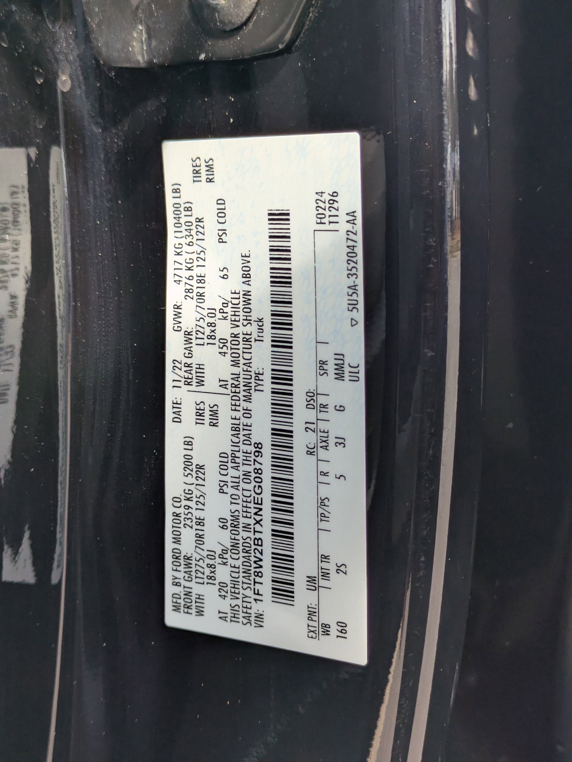 2022 Ford Super Duty F-250 SRW XLT