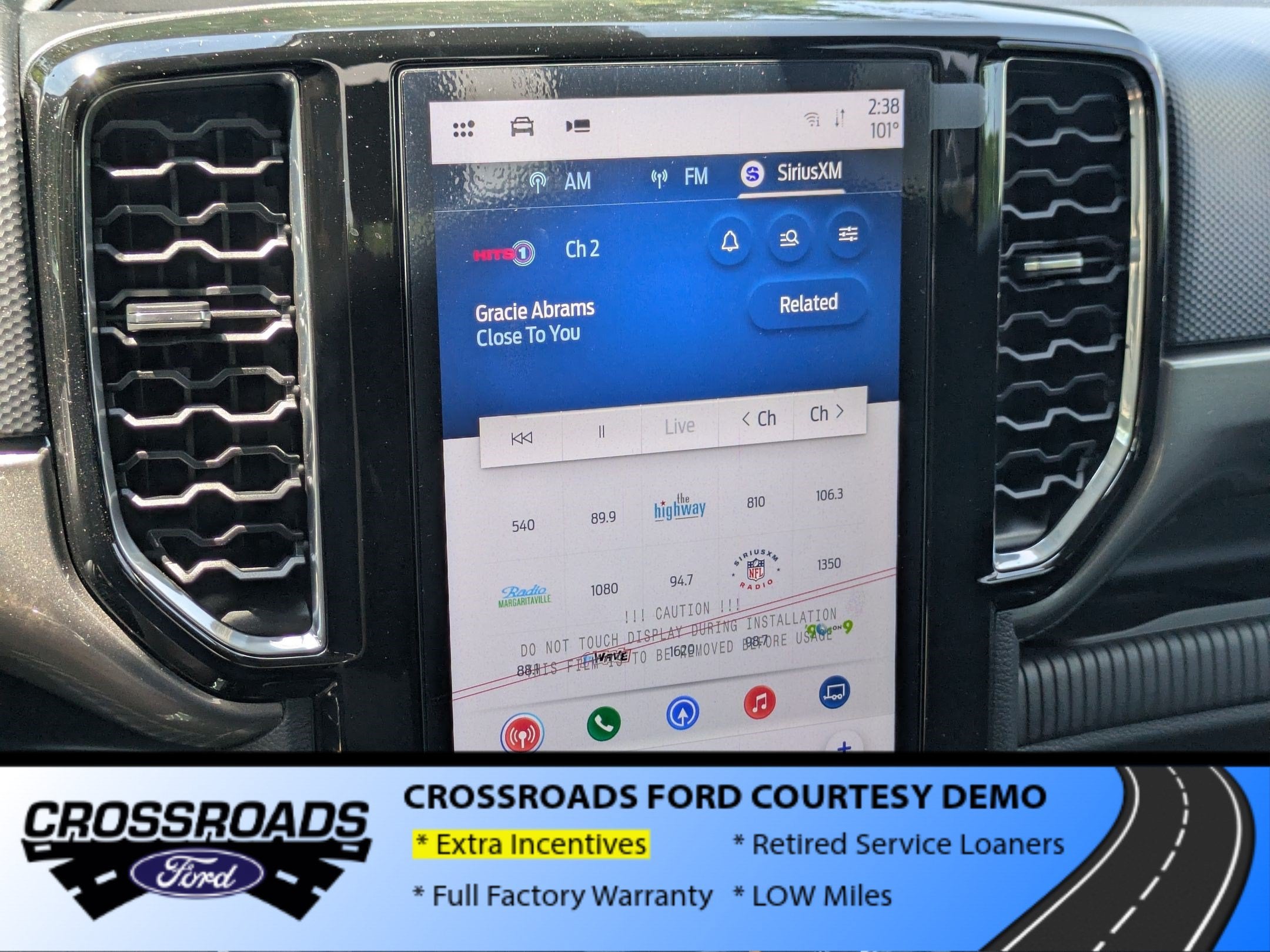 2026 Ford Ranger XLT - Crossroads Courtesy Demo