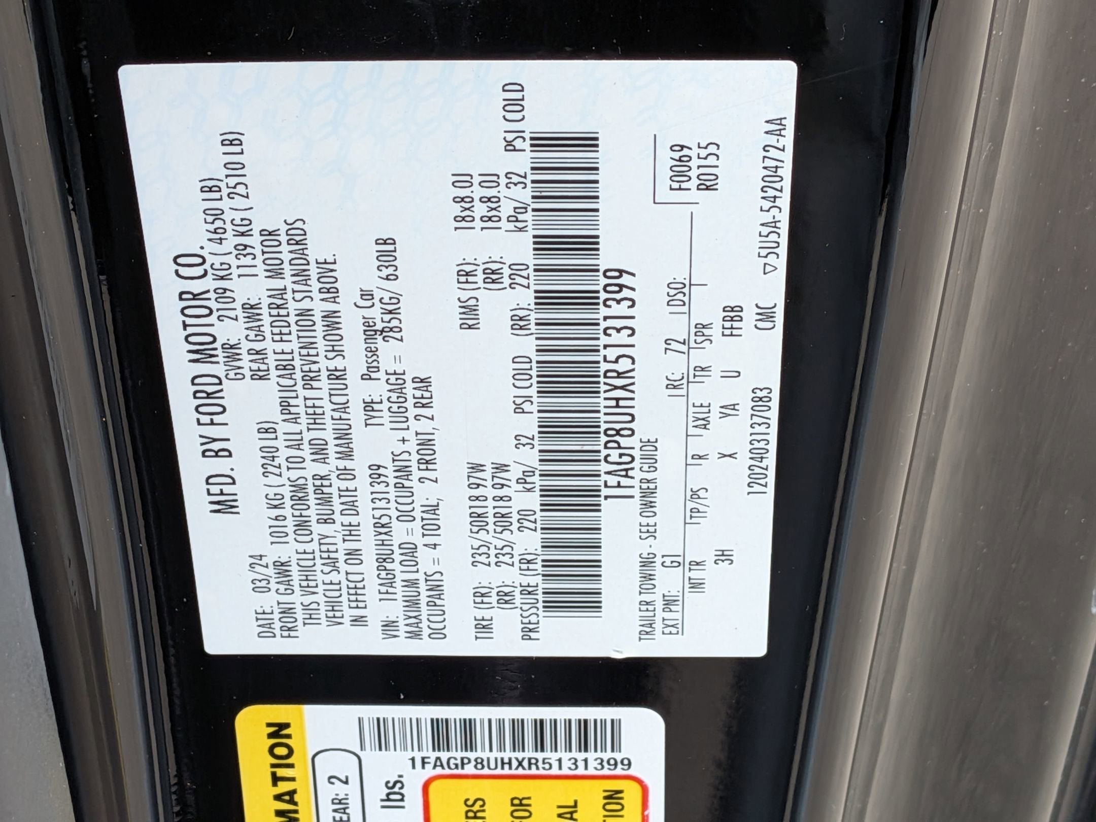 2024 Ford Mustang EcoBoost Premium