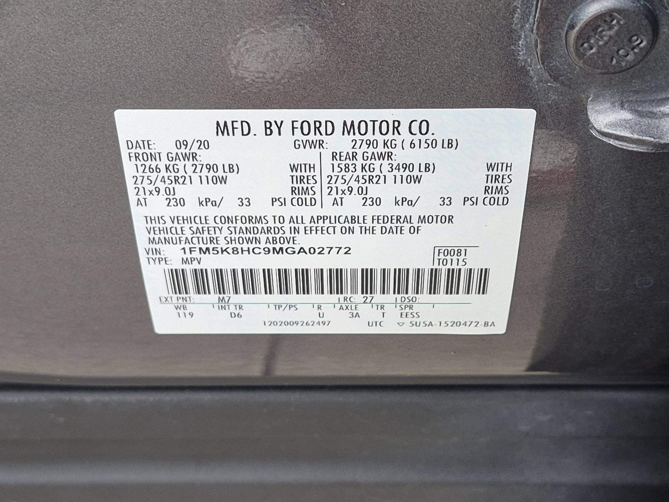 2021 Ford Explorer Platinum