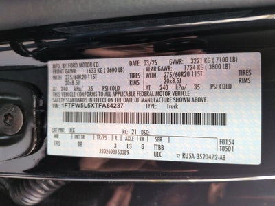 2026 Ford F-150 LARIAT