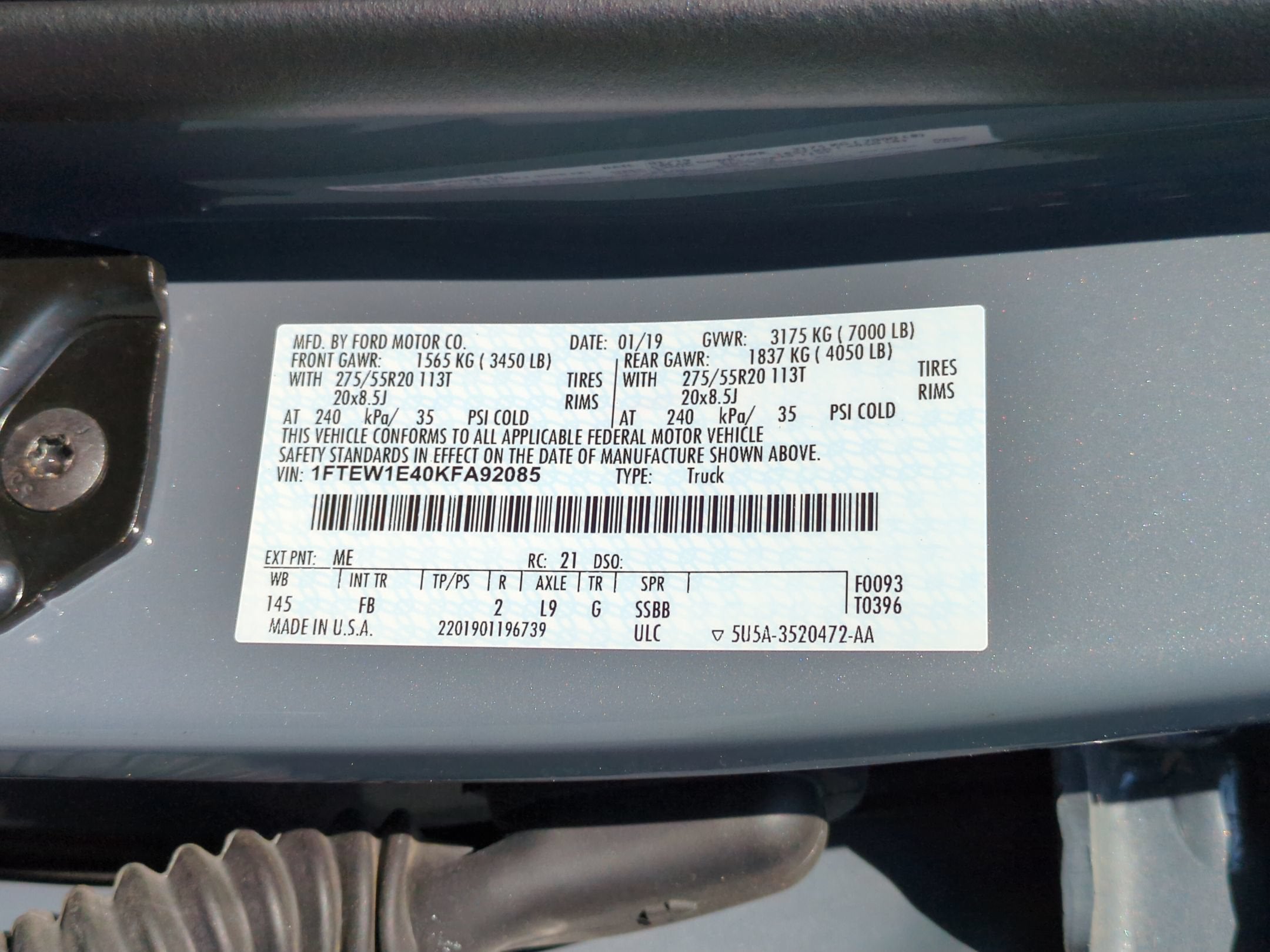 2019 Ford F-150 XLT