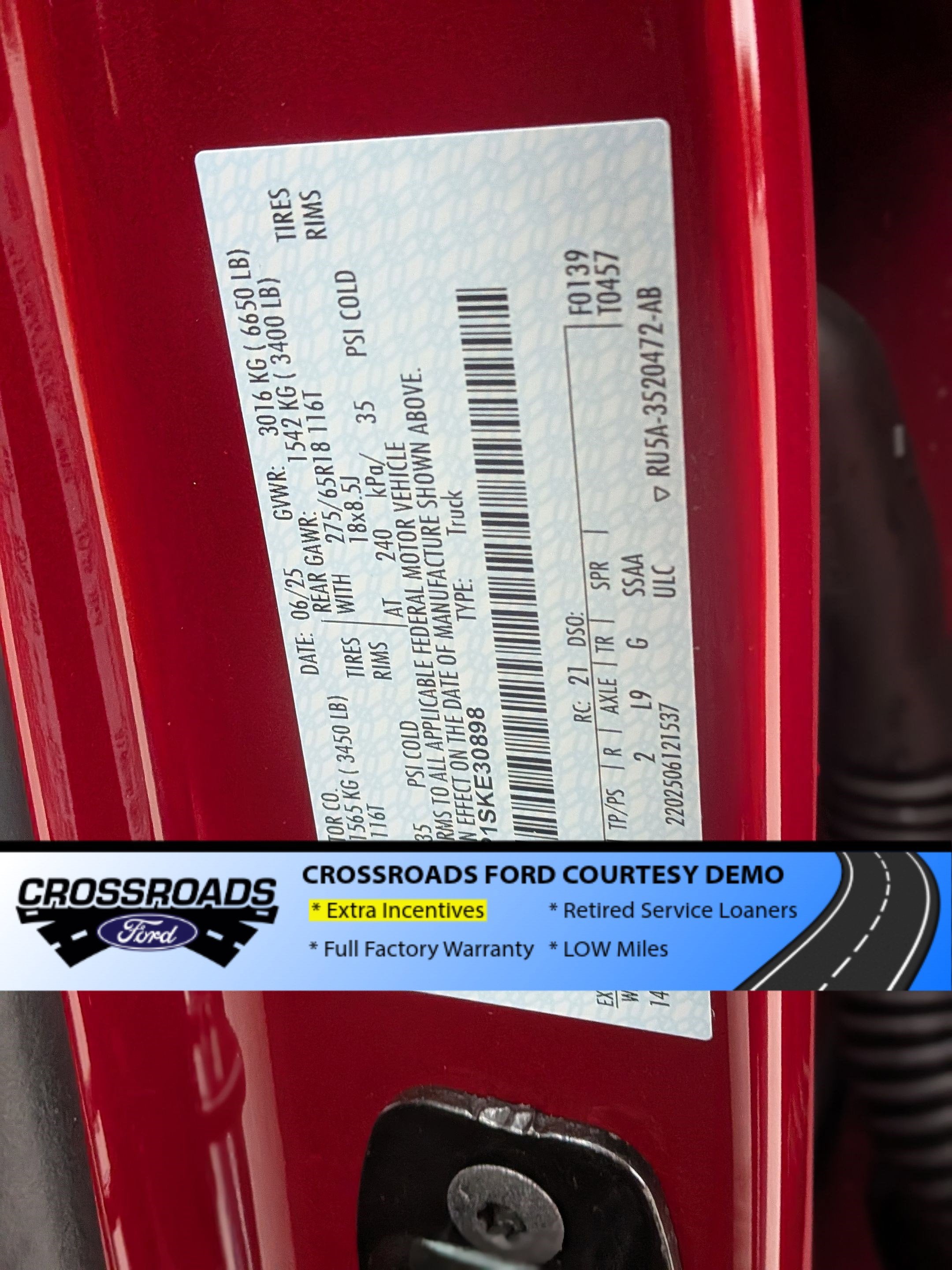 2025 Ford F-150 XLT - Crossroads Courtesy Demo