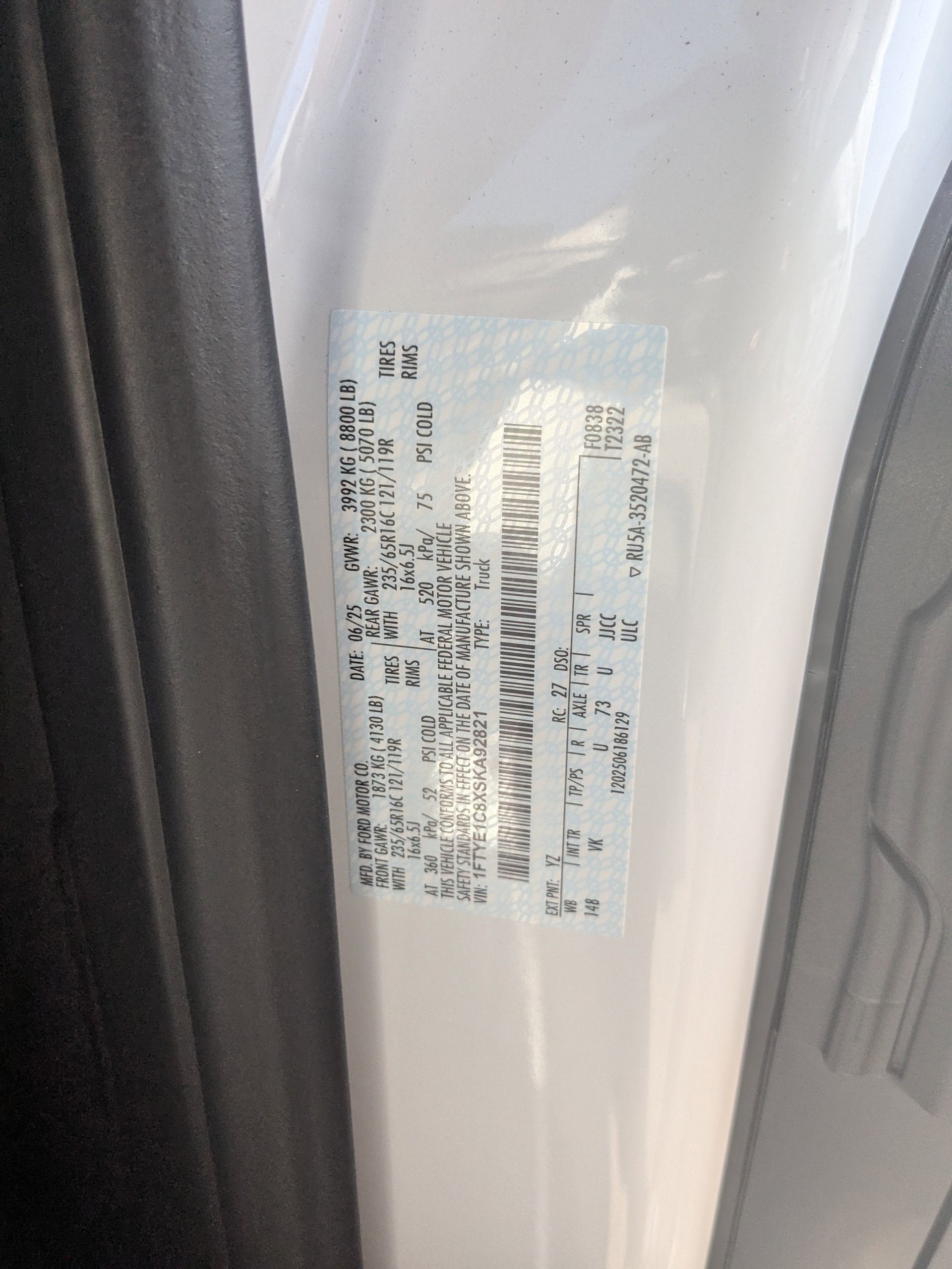 2025 Ford Transit Cargo Van Base