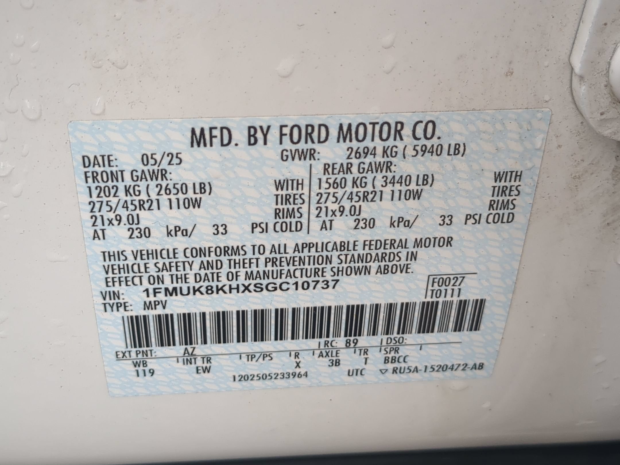 2025 Ford Explorer ST-Line