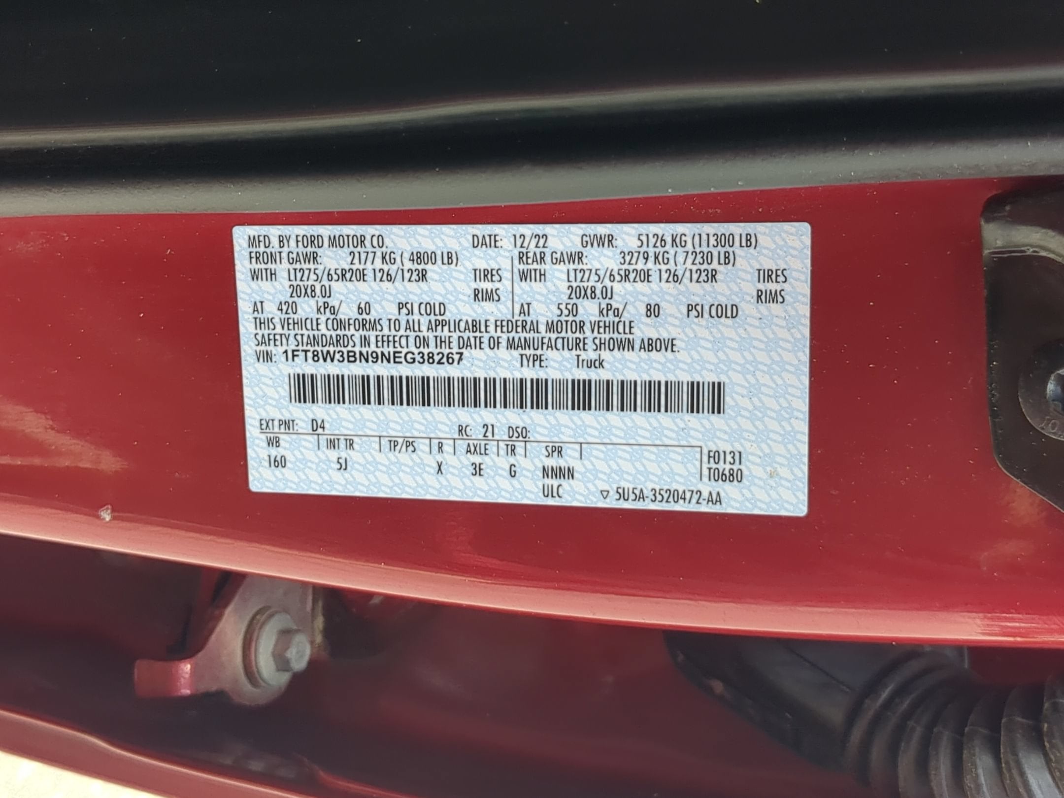 2022 Ford Super Duty F-350 SRW LARIAT