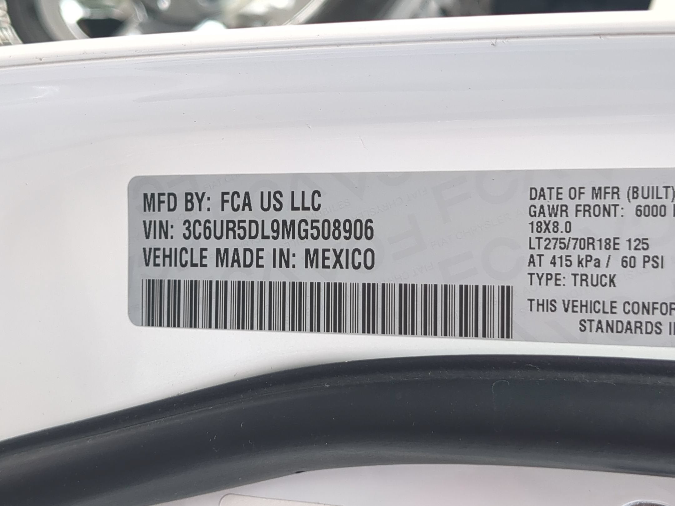 2021 RAM 2500 Big Horn