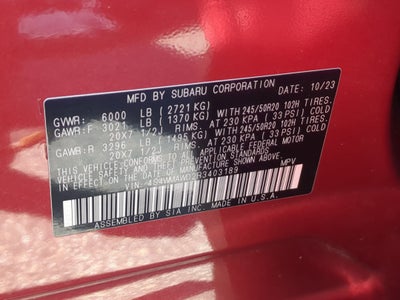 2024 Subaru Ascent Touring