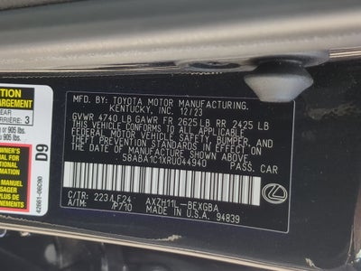 2024 Lexus ES ES 300h F SPORT Handling