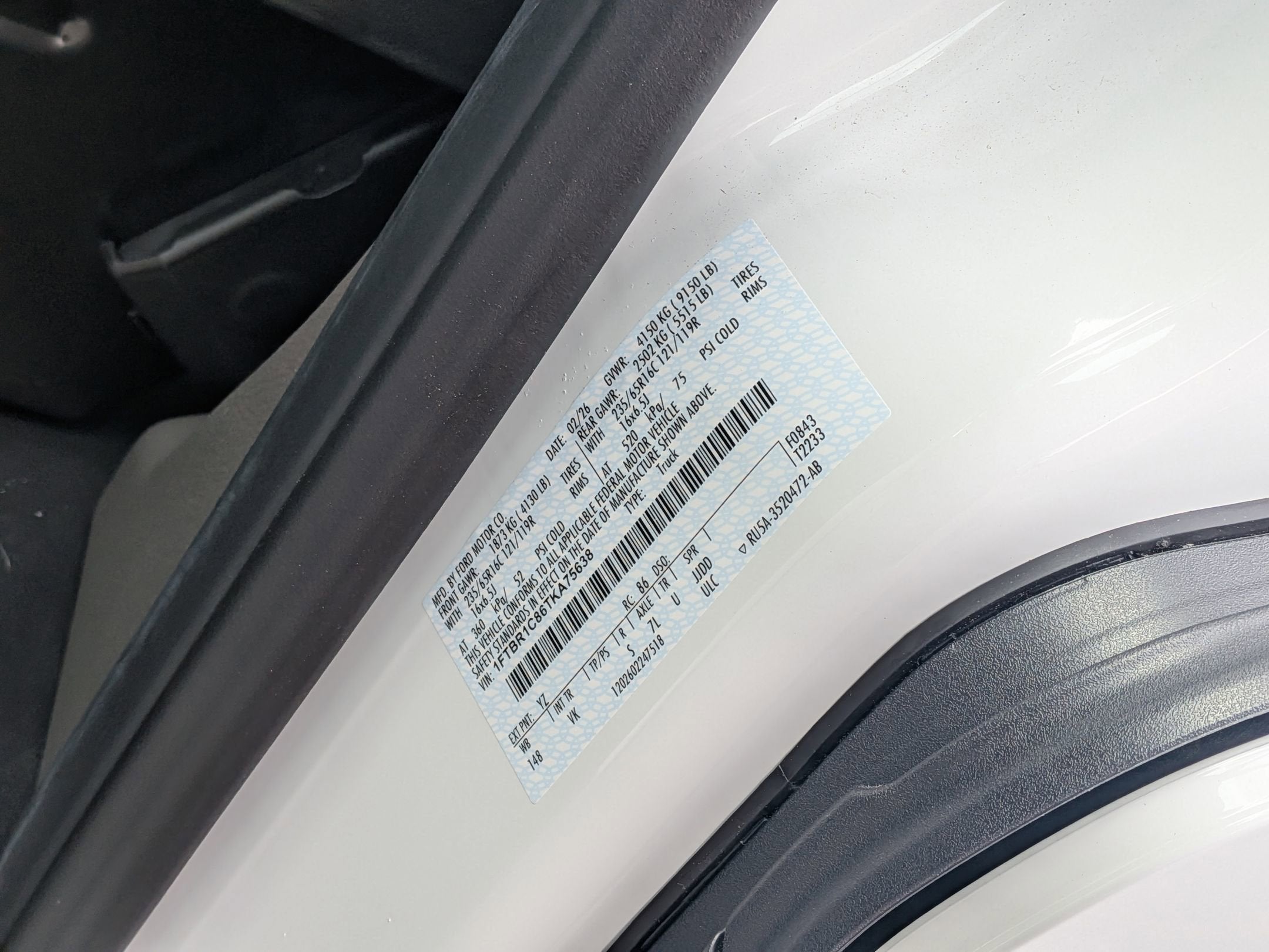 2026 Ford Transit Cargo Van Base