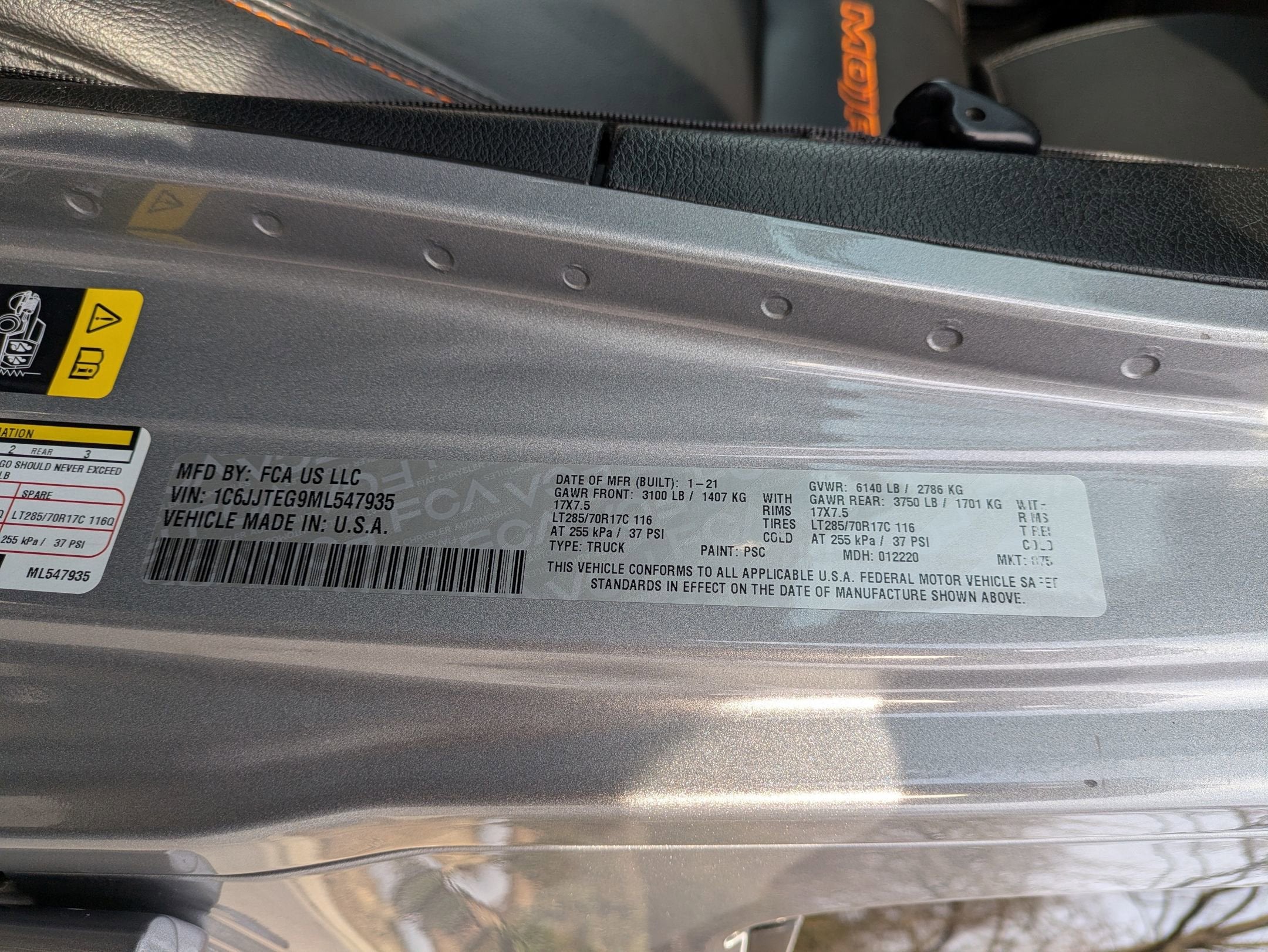 2021 Jeep Gladiator Mojave