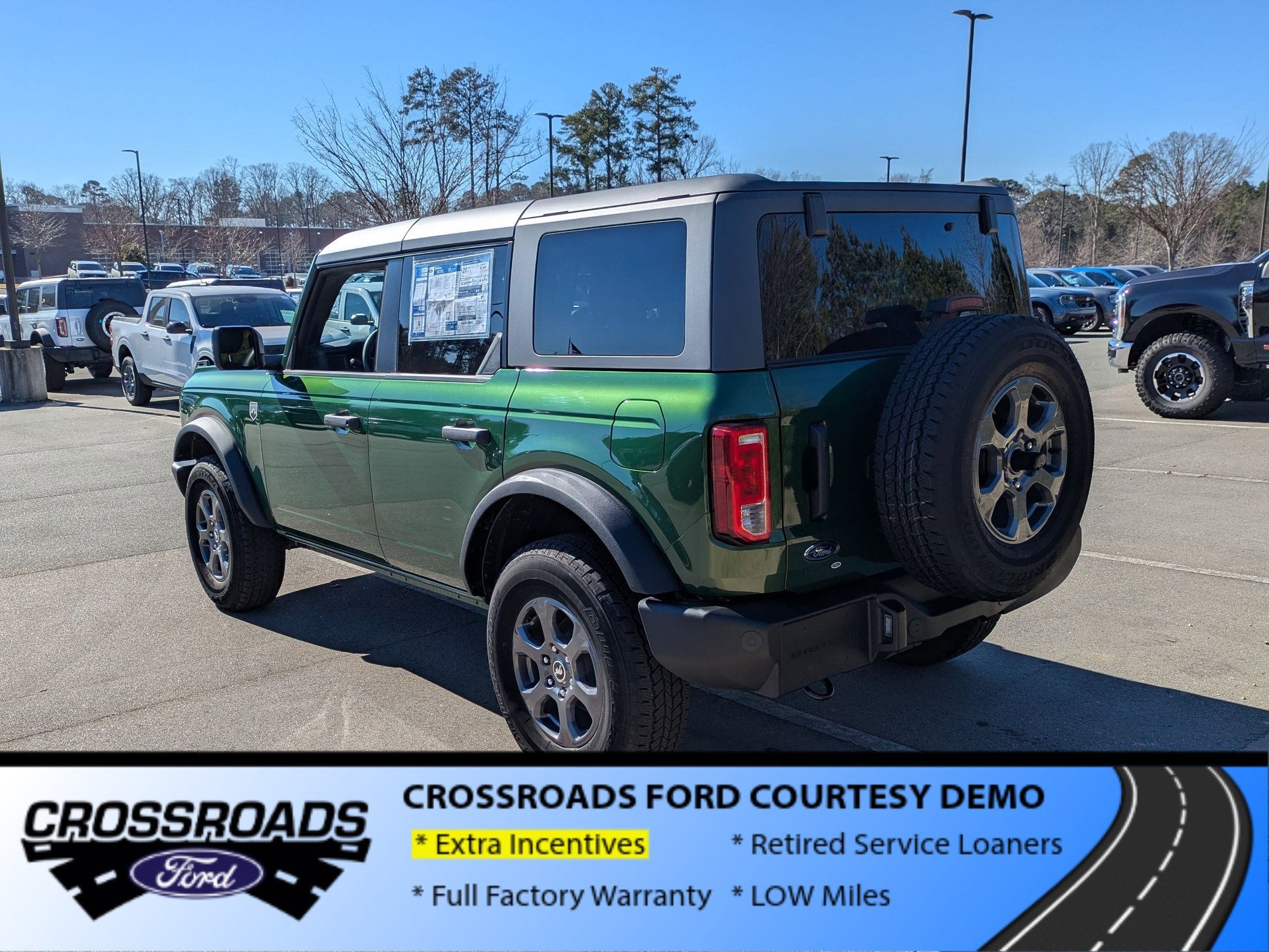 2025 Ford Bronco Big Bend - Crossroads Courtesy Demo