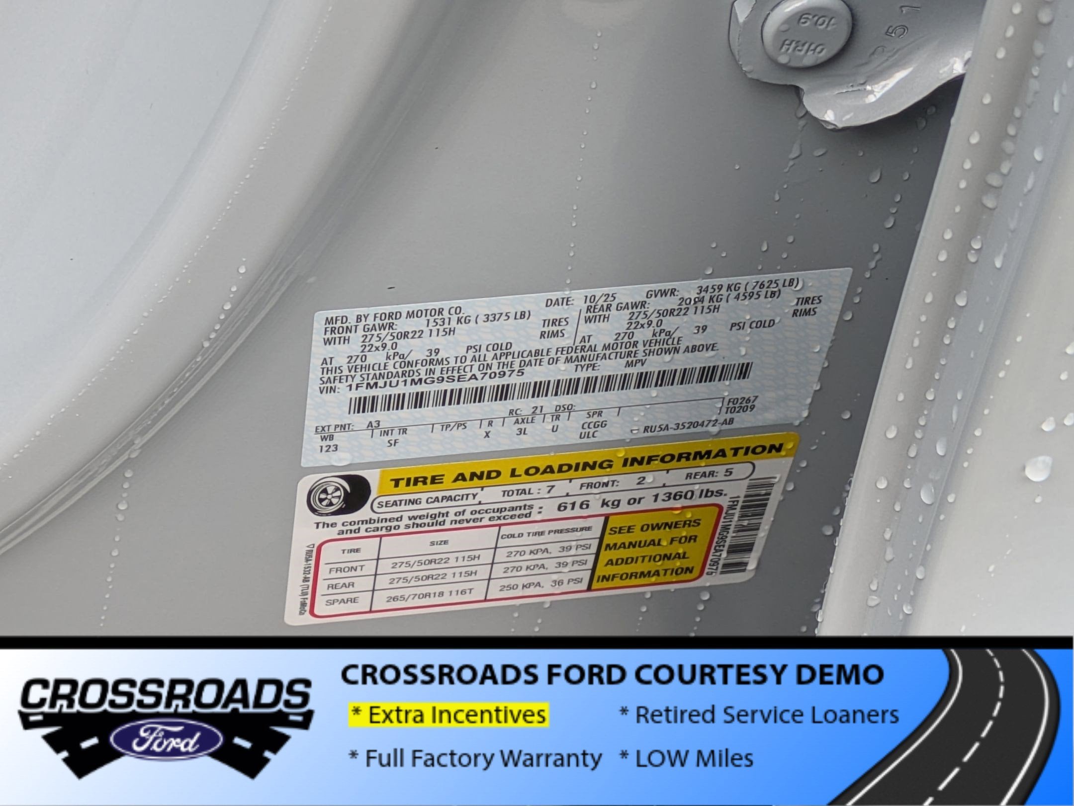 2025 Ford Expedition Platinum - Crossroads Courtesy Demo