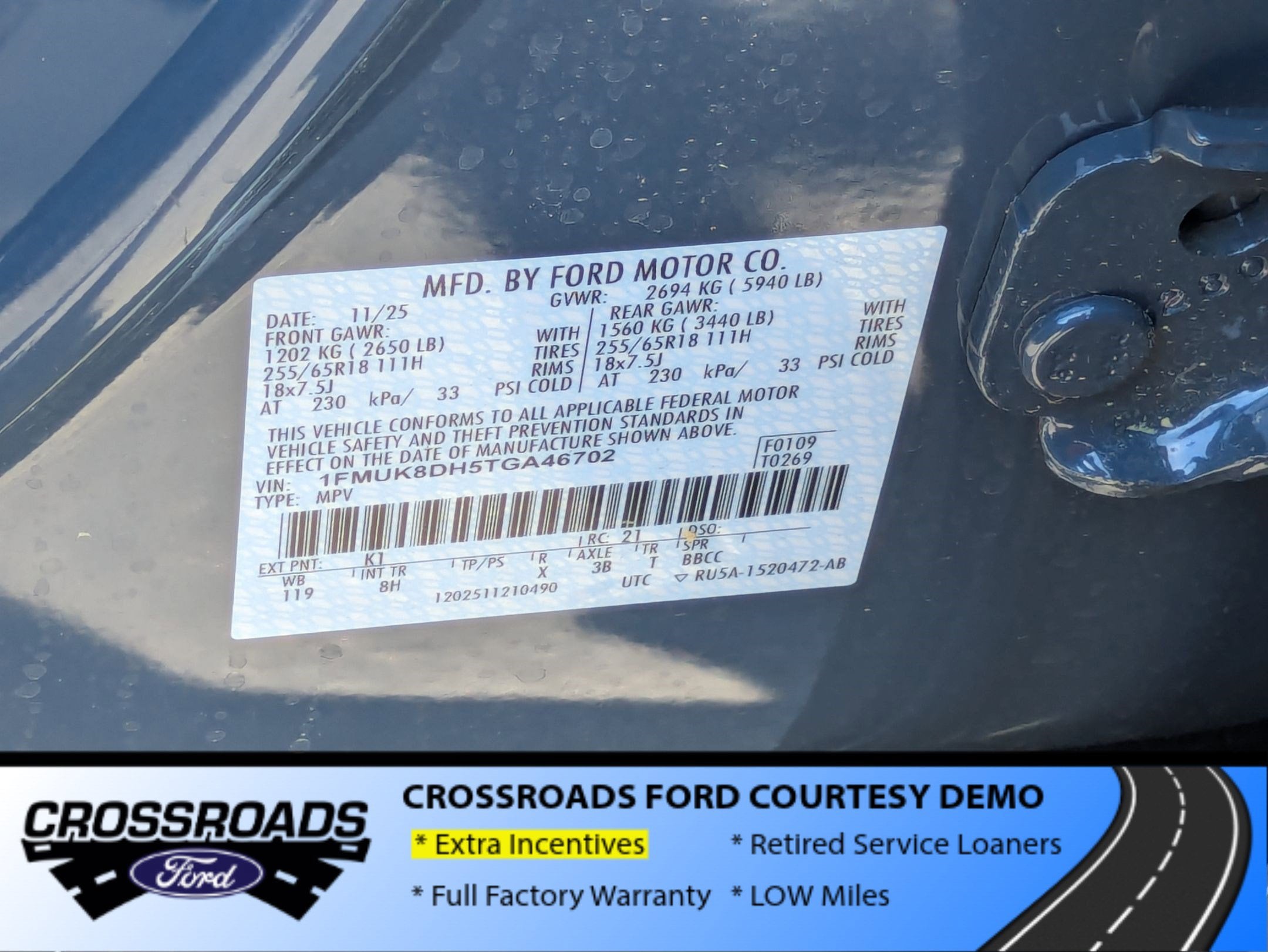 2026 Ford Explorer Active - Crossroads Courtesy Demo