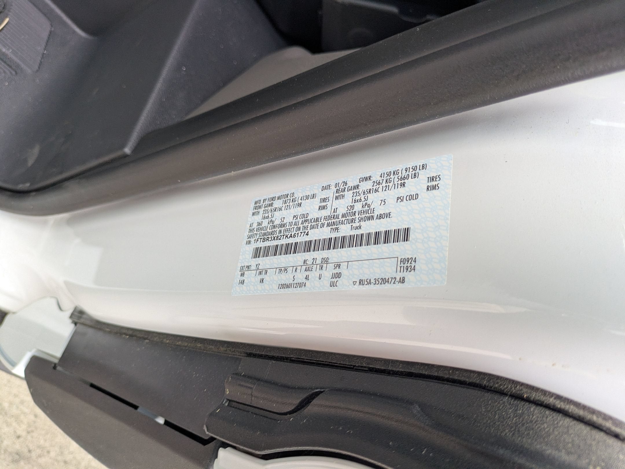 2026 Ford Transit Cargo Van 250