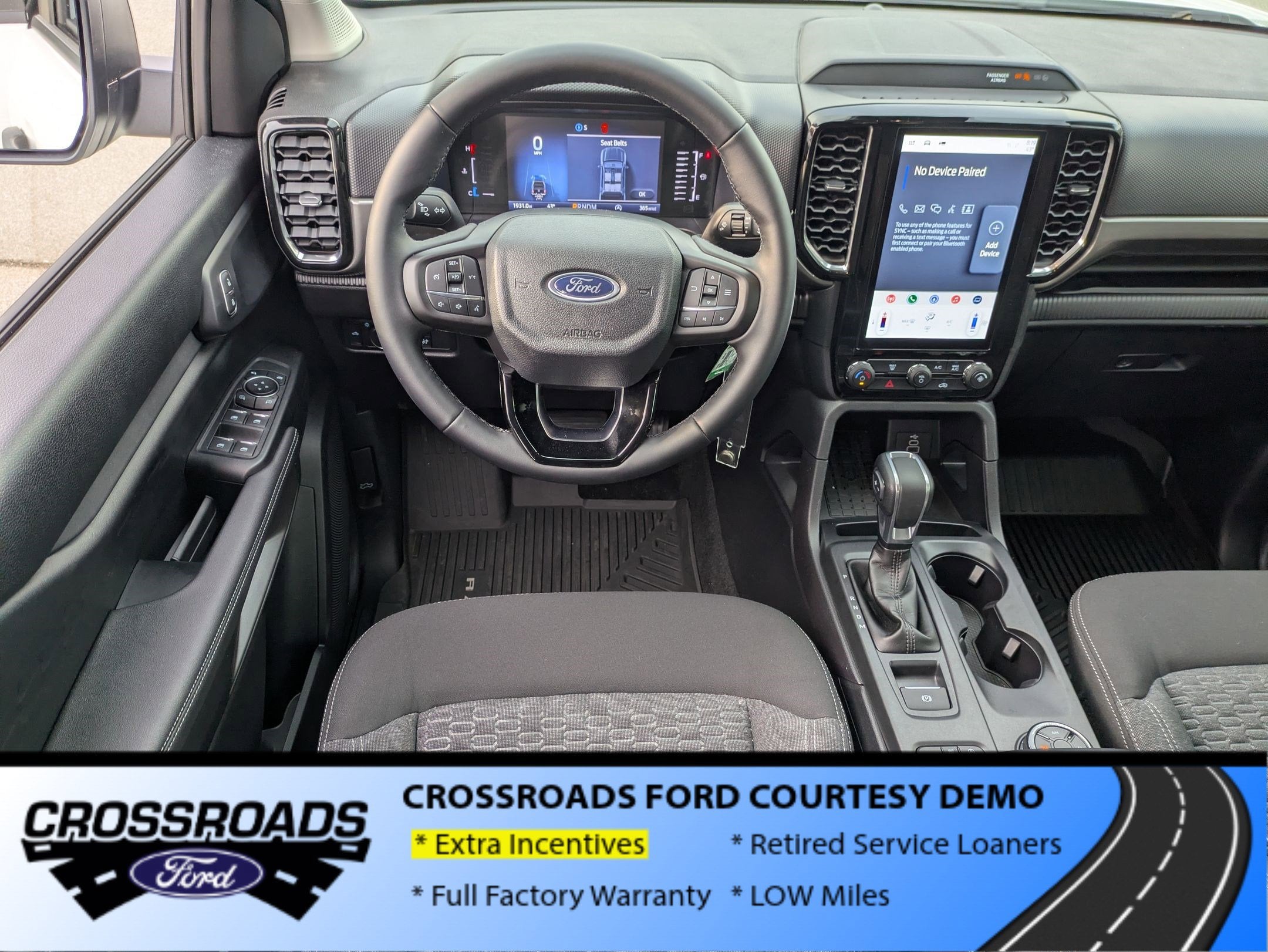 2025 Ford Ranger XLT - Crossroads Courtesy Demo