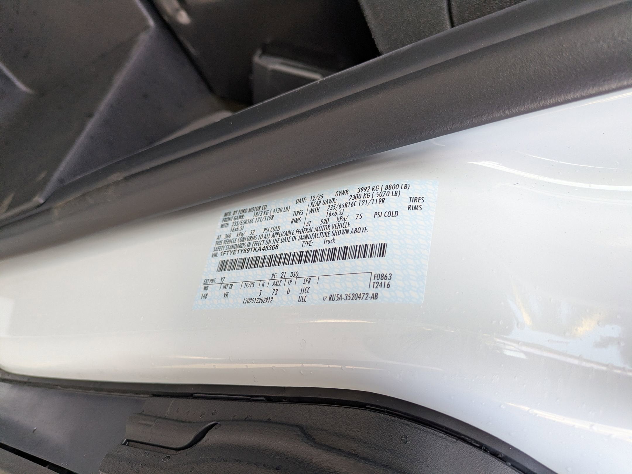 2026 Ford Transit Cargo Van 150