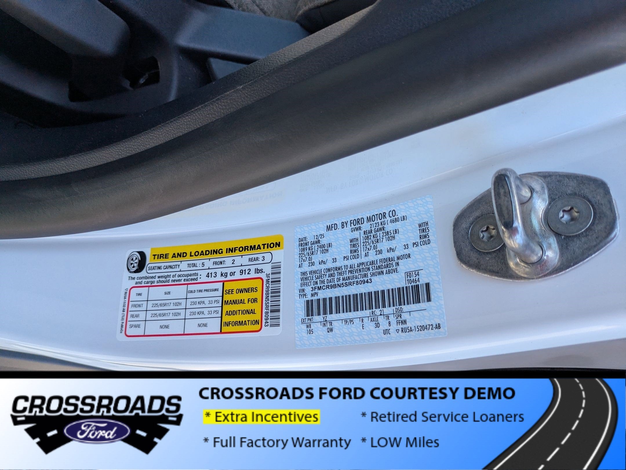 2025 Ford Bronco Sport Big Bend - Crossroads Courtesy Demo