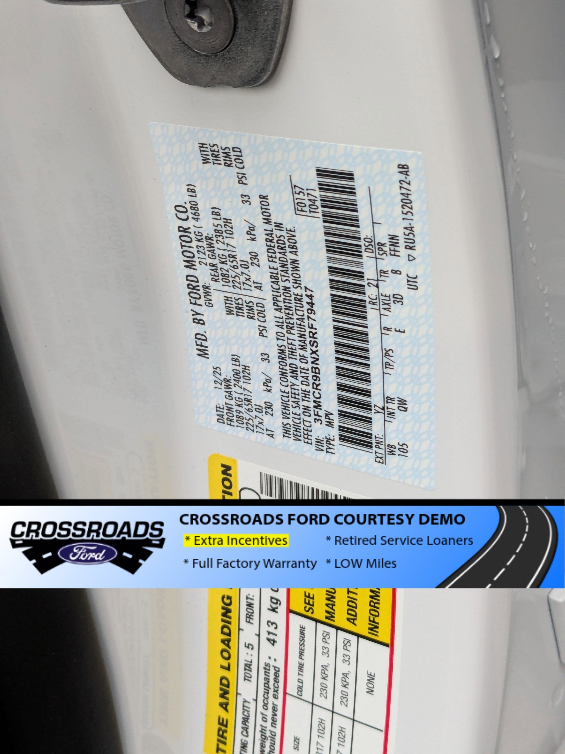 2025 Ford Bronco Sport Big Bend - Crossroads Courtesy Demo