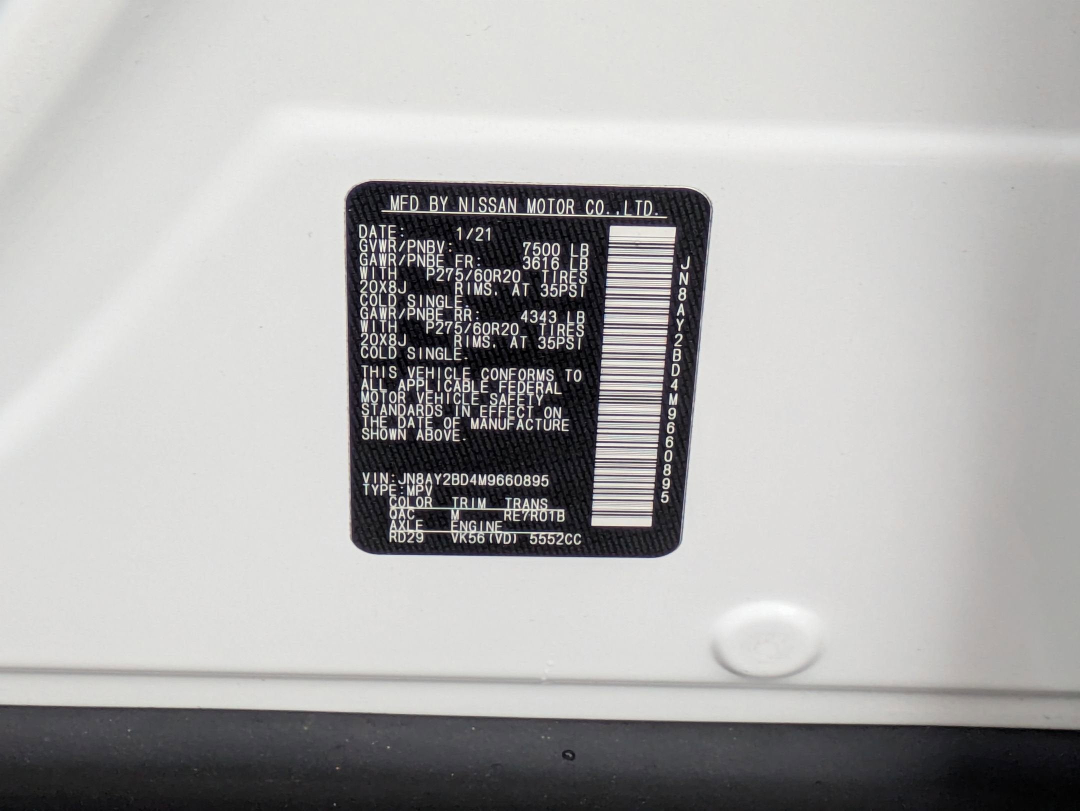 2021 Nissan Armada SL