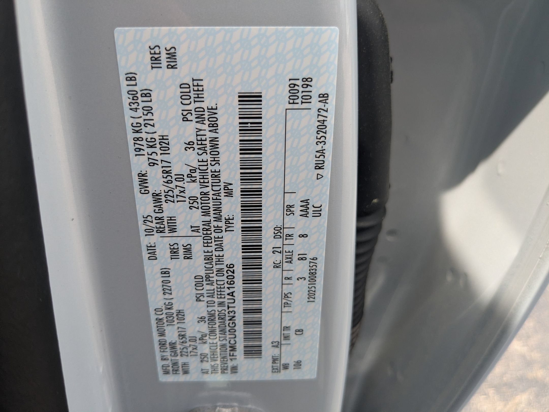 2026 Ford Escape Active