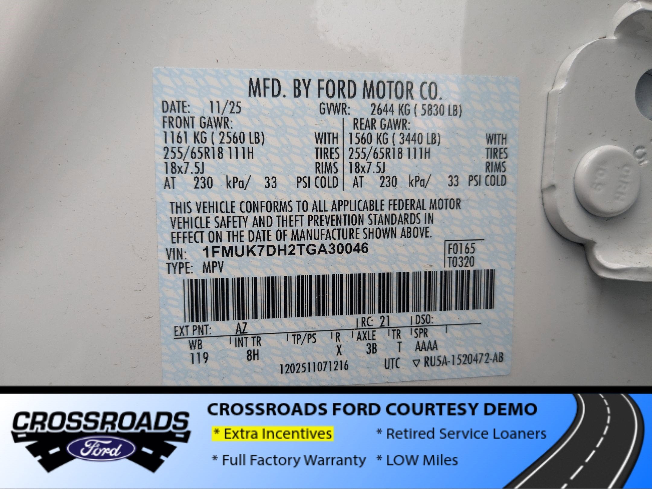 2026 Ford Explorer Active - Crossroads Courtesy Demo