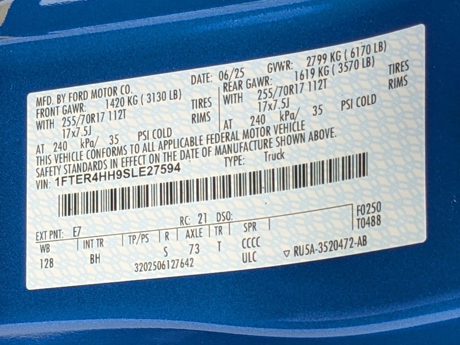 2025 Ford Ranger XLT