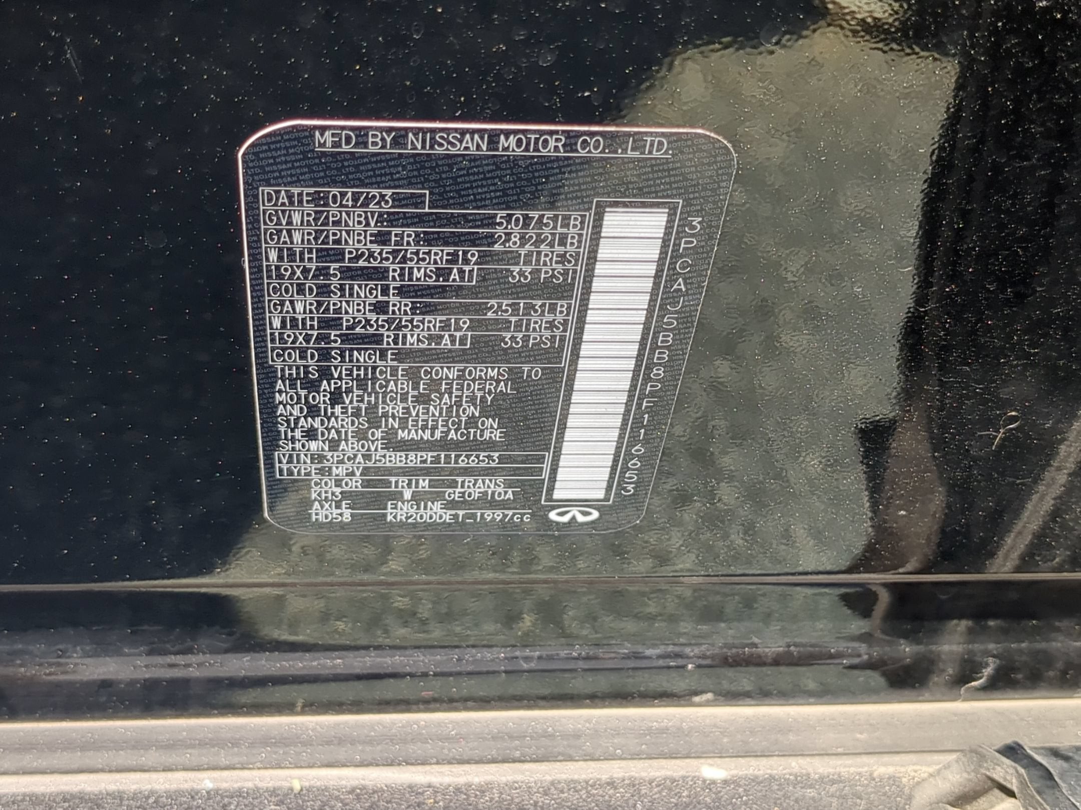 2023 INFINITI QX50 LUXE