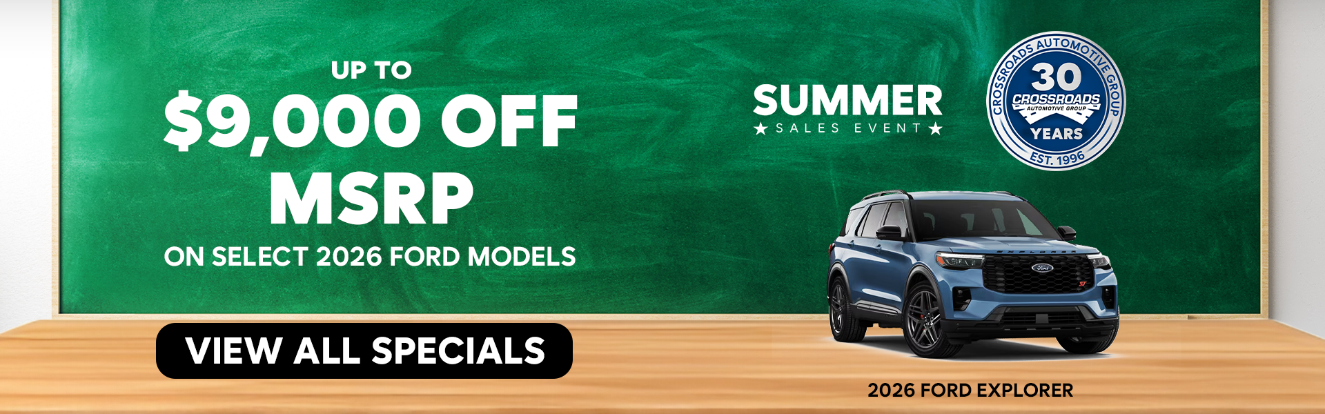 Up to $9,000 Off MSRP 