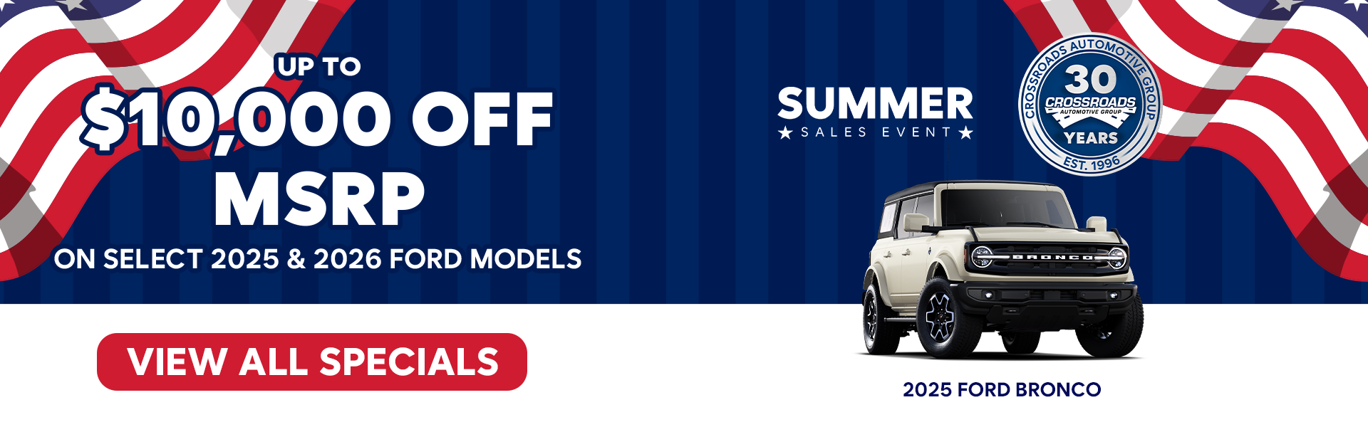 Up to $10,000 Off MSRP in Sanford, NC